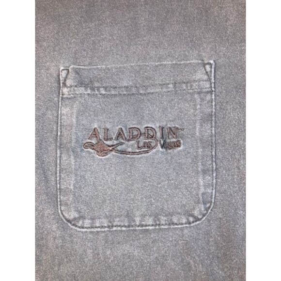 Aladdin Hotel & Casino T-Shirt Vintage 90's Y2K‎ Las Vegas CALL OUT FLAWS - Picture 4 of 11